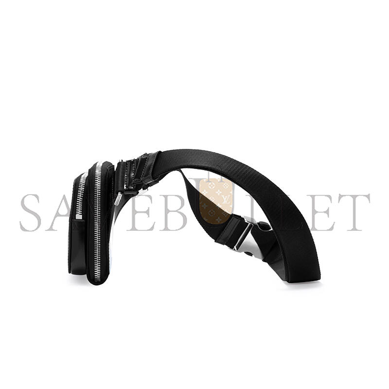 Pra*a saffiano leather belt bag 2vh156 (21*13*3cm)